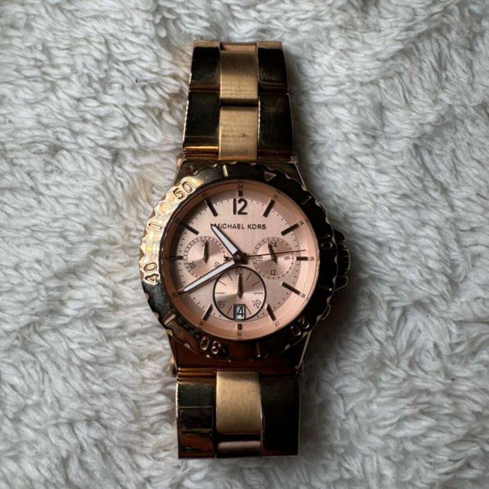 Michael Kors Women's MK5314 Classic Rose Gold-Tone Stainless Steel W (NJL024263)